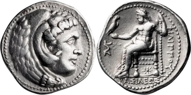 نمونه سکه اسکندر مقدونی 