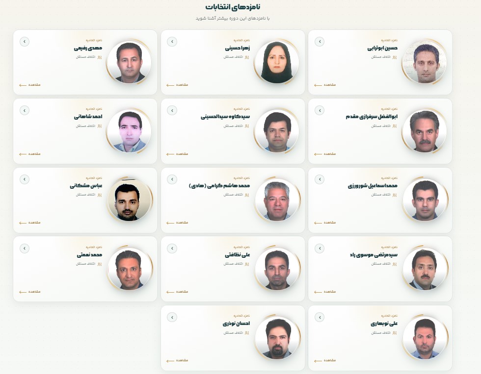انتخابات اتحادیه طلا و جواهر نیشابور