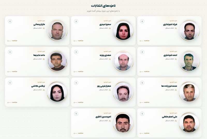 اسامی نامزدهای انتخابات هیأت مدیره اتحادیه طلا و جواهر قزوین