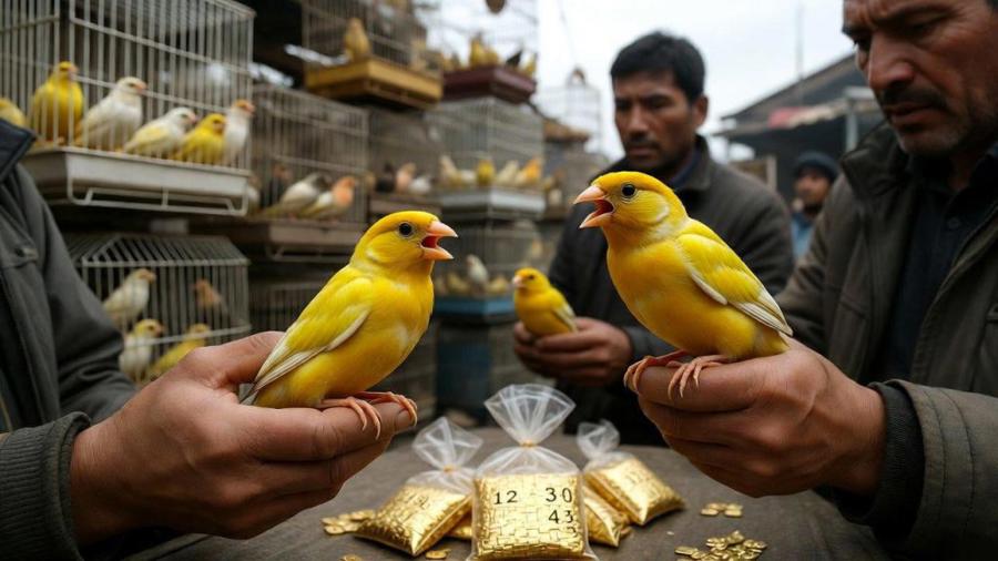 معاوضه قناری با ۴.۵ کیلوگرم طلا؛ زنگ خطر گردش پولهای مشکوک