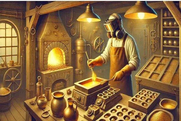 قالکاری چیست و آموزش قالکاری طلا