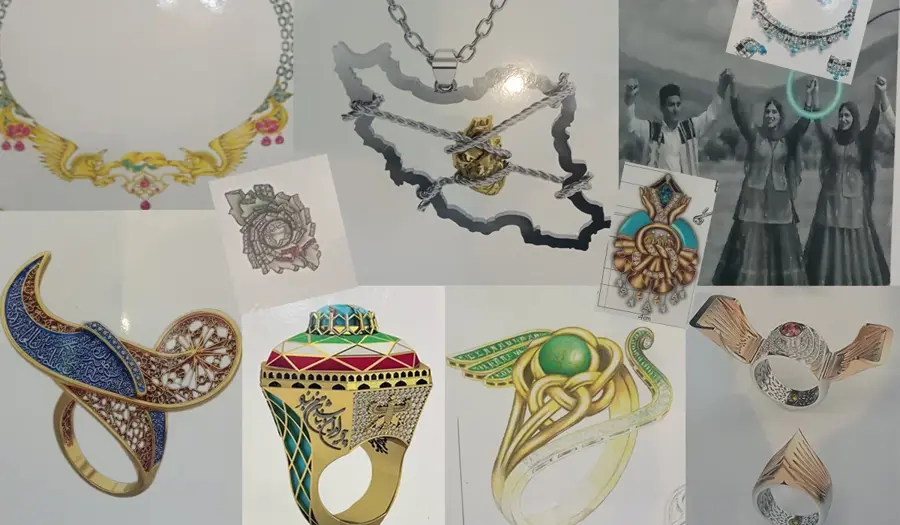 چه نمادهایی دستمایه برگزیدگان جشنواره ملی طراحی طلا و جواهر شد؟