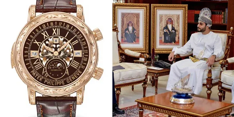 ماه آسمان در دست ولیعهد عمان 