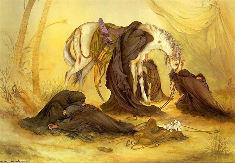 تابلو استاد فرشچیان نماد ماه محرم و صفر
