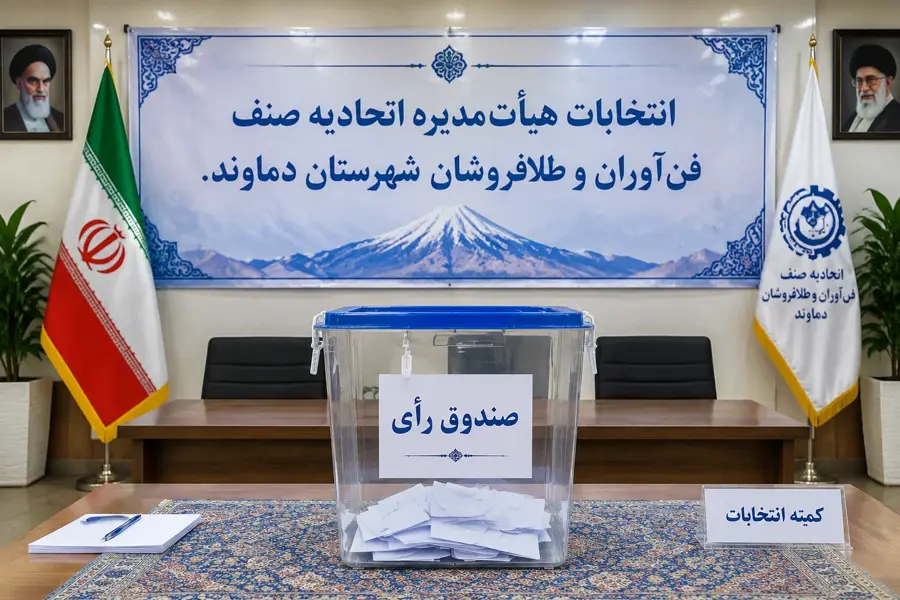 انتخابات اتحادیه صنف طلافروشان دماوند ۱۲ آبان برگزار می شود