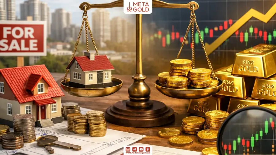 جهش ۹ برابری قیمت طلا در سایه رکود ملک