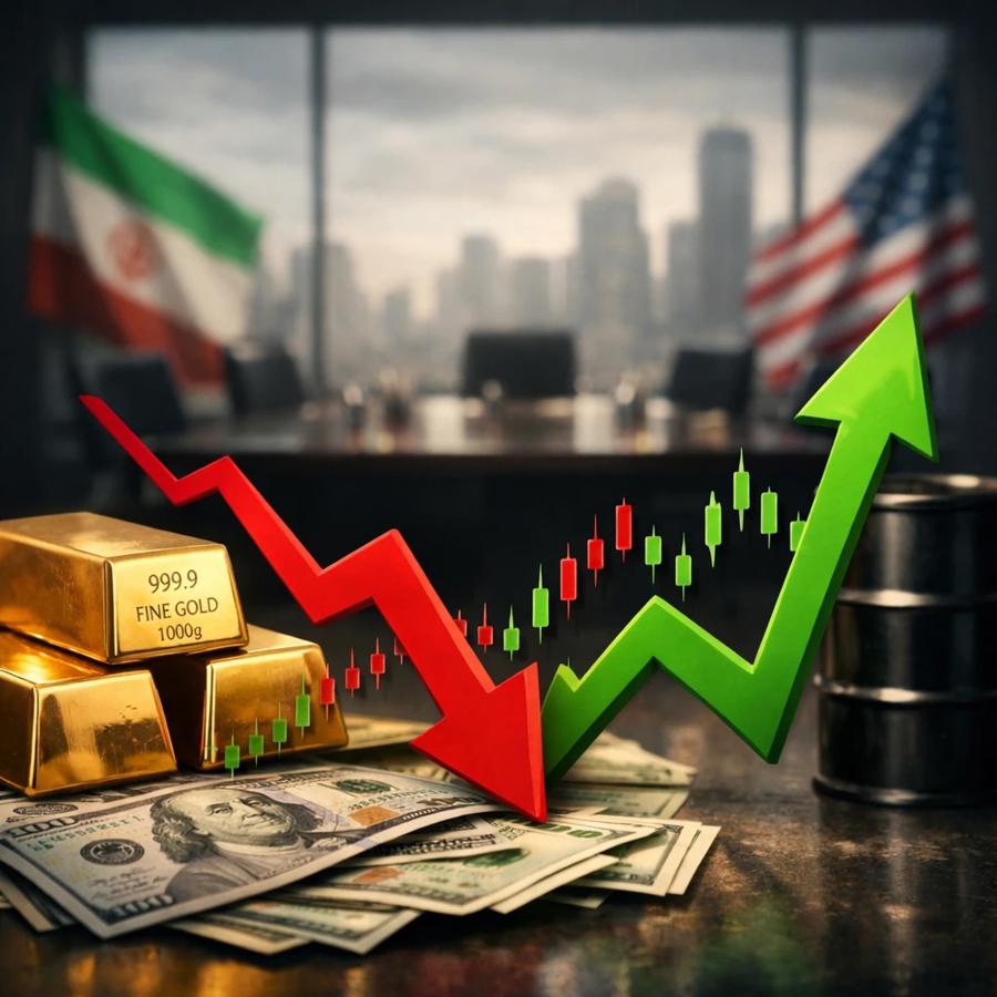  طلا، دلار و نفت اسیر نوسان دور سوم مذاکرات ایران و آمریکا