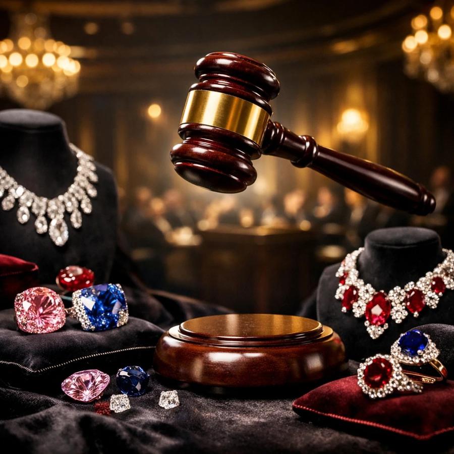قدرت نمایی جواهرات لوکس در ۲۰۲۵؛ میلیاردها دلار زیر چکش حراج