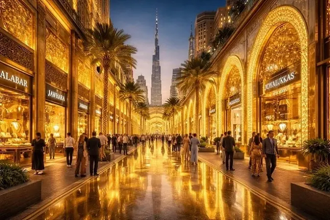 اولین خیابان طلای جهان در دبی افتتاح می شود