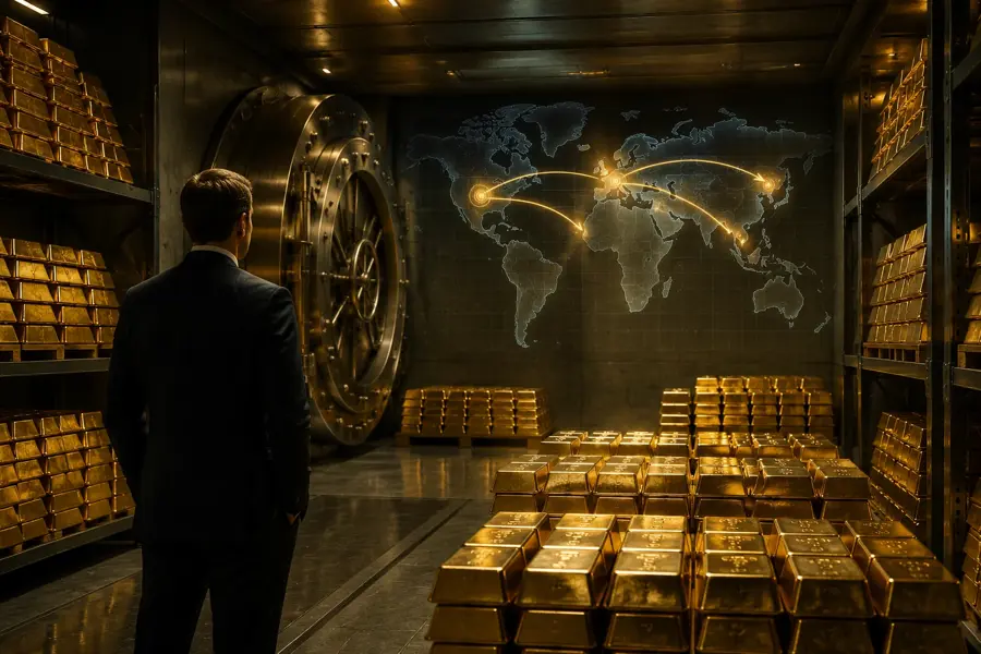 کاهش محبوبیت نیویورک و لندن برای نگهداری طلا