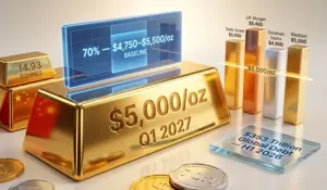 پیش بینی عبور اونس از مرز ۵ هزار دلار در زمستان